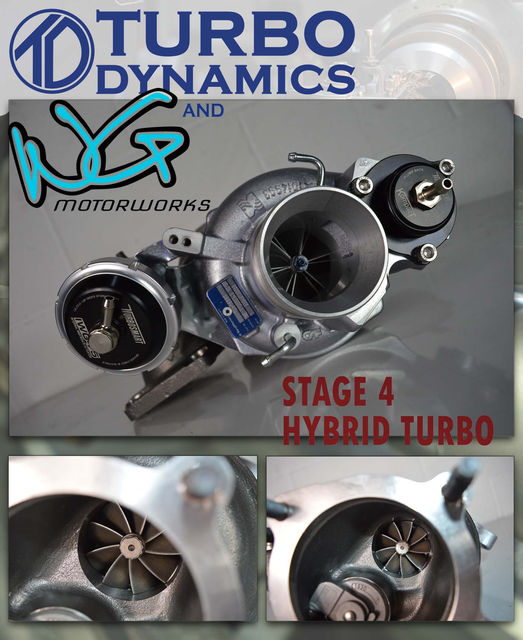 WGM Stage 4 Astra J VXR Hybrid Turbo Charger WG Motorworks
