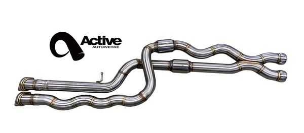 Active Autowerke AA BMW M2 Competition Exhaust Equal Length Mid-Pipe (GPF Delete) GEN 2
