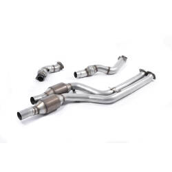 Milltek BMW M3 M4 Catless Downpipes with Secondary Cat Delete Pipe - Cat Option SSXBM1031