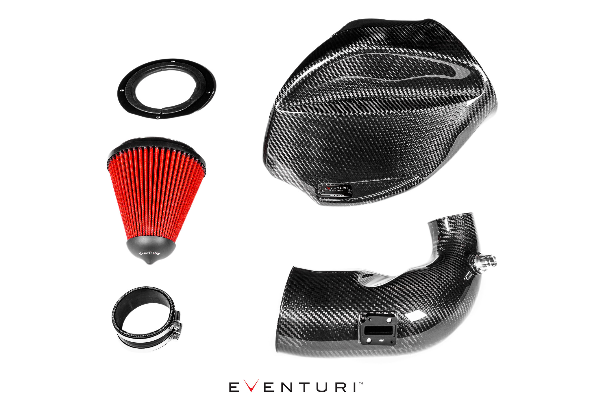 Eventuri Gloss Carbon Intake Kit for BMW 340i 440i B58 G2x
