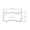 Pagid Racing RSL 29 Front Brake Pads for BMW M2 G87 M3 G80 M4 G82 - Image 2