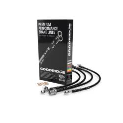 Goodridge Stainless Steel Braided Brake Line Kit for BMW 4 Series F32 F33 F36
