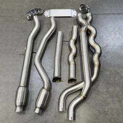 Resonated Equal Length Mid Pipe Exhaust for BMW M3 F80, M4 F82 F83 S55
