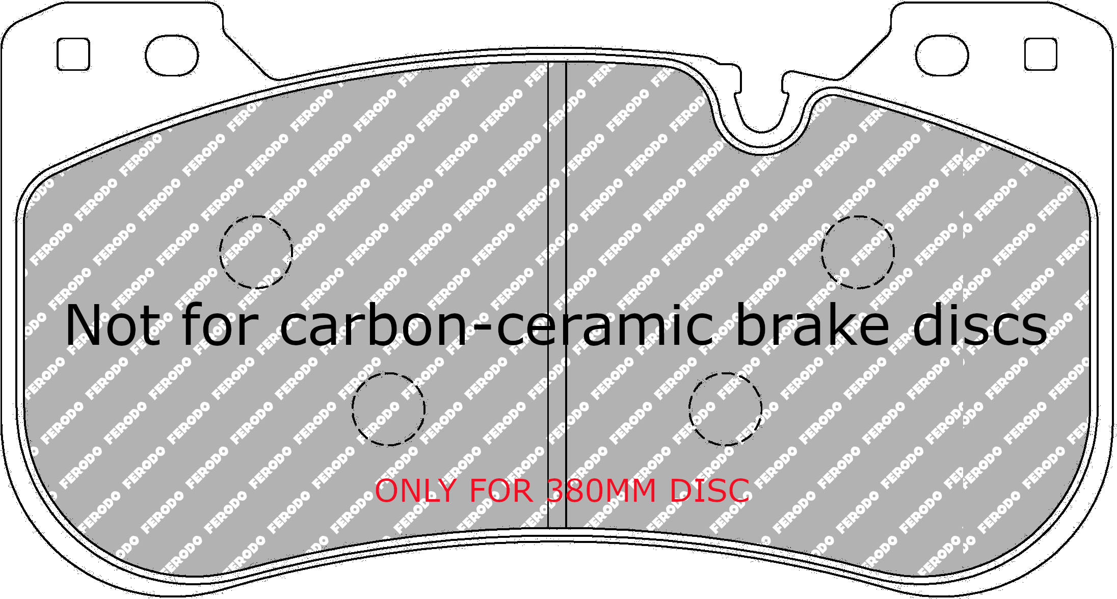 Ferodo DS2500 Front Brake Pads for BMW M2 G87, M3 G80 G81, M4 G82 G83 FCP5546H - Image 2