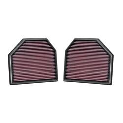 K&N High-Flow Cotton Panel Air Filters for BMW S55 S63 F8x M2 Competition M3 M4 M5 M6