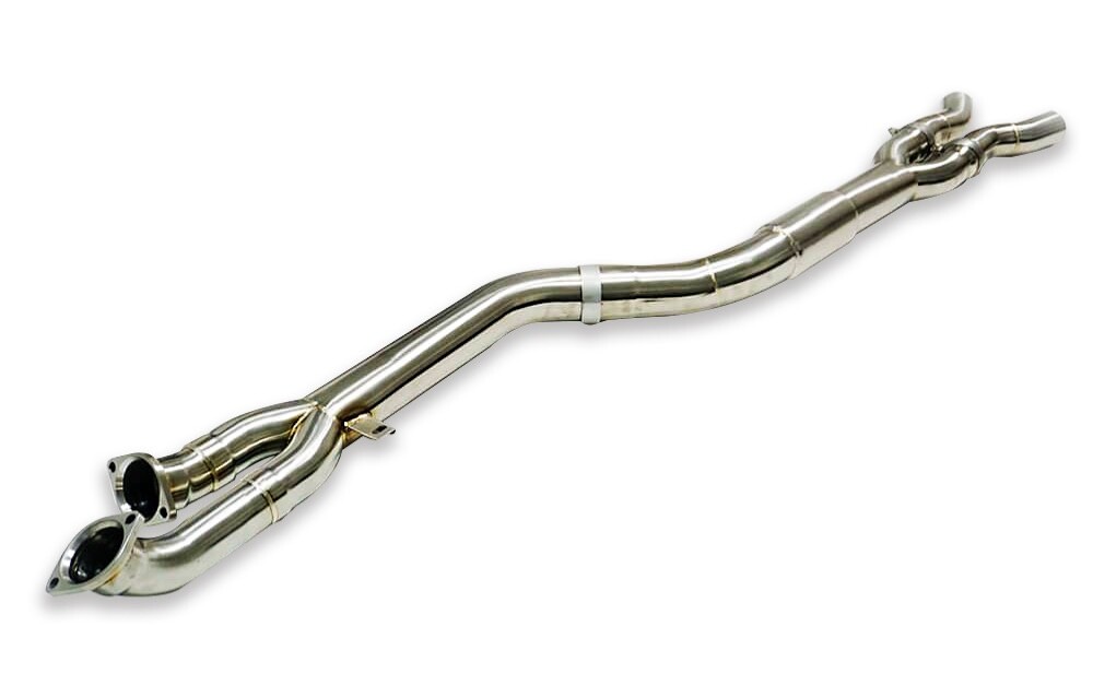 SLN Performance Resonated Single Mid Pipe for BMW S58 M3 M4 G8x X3M X4M - Image 4
