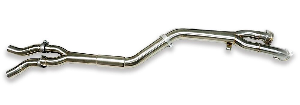 SLN Performance Resonated Single Mid Pipe for BMW S58 M3 M4 G8x X3M X4M - Image 2