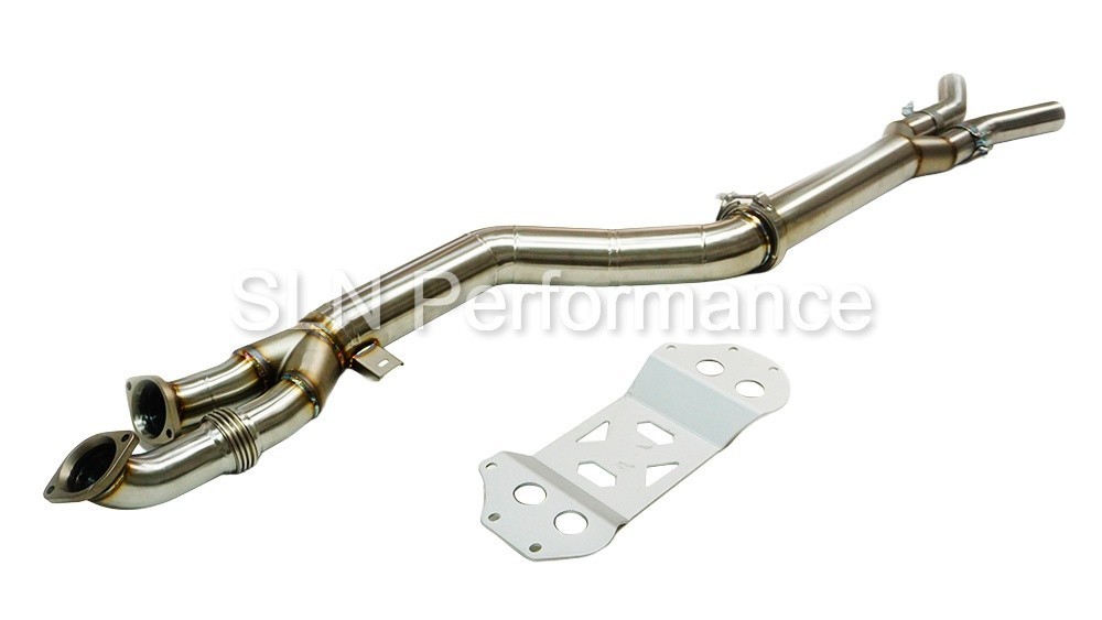 SLN Performance 4" Non-Resonated Single Mid Pipe for BMW S58 M3 M4 G8x X3M X4M