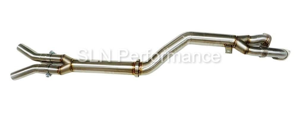 SLN Performance 4" Titanium Single Mid Pipe for BMW S58 M3 M4 G8x X3M X4M - Image 7