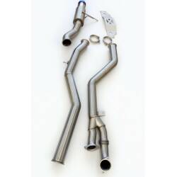 SLN Performance Titanium Racing Cat Back Single Exit Exhaust for BMW S58 M3 M4 G8x
