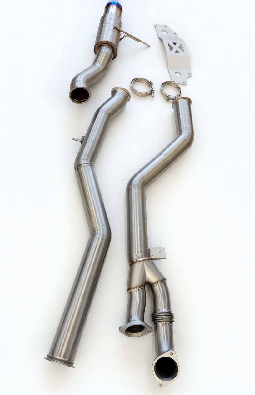SLN Performance Titanium Racing Cat Back Single Exit Exhaust for BMW S58 M3 M4 G8x